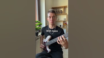 Thumbnail of Songs with bass vs no bass #bassplayer #bass