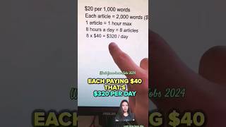 Do this Work from home Jobs no experience Blog writing earn $320 per day #makemoneyonline #chatgpt
