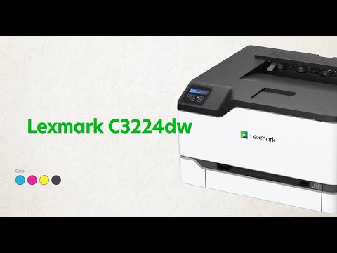 Lexmark C3224dw colour laser printer  - Lexmark GO Line™ series English