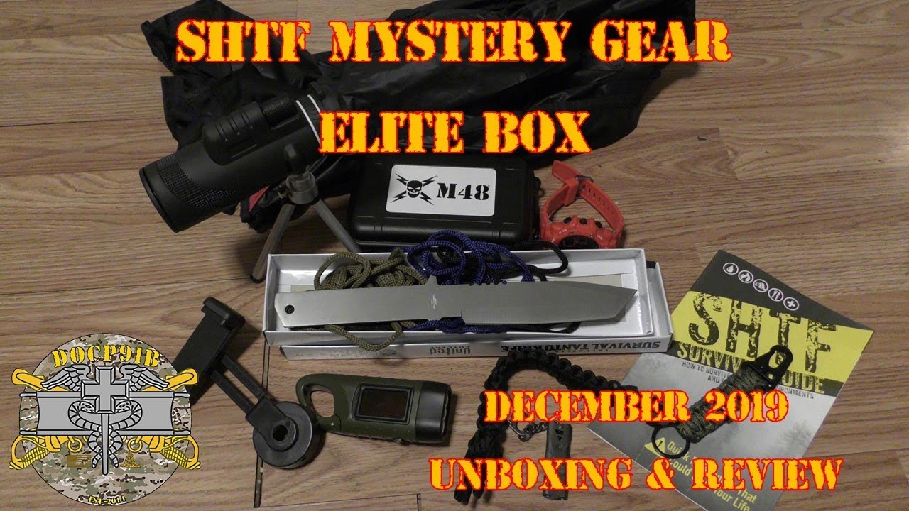 SHTF Mystery Gear Elite Box - December 2019 (ONE MORE TIME