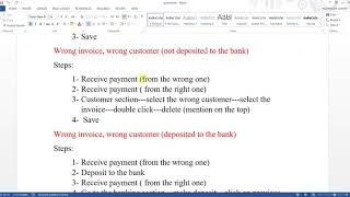 Lecture 70: How to correct Misapplied Customer Payments in the QuickBooks