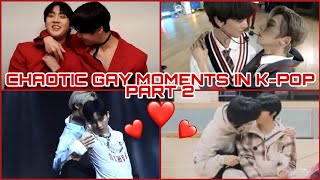 CHAOTIC gay moments in k-pop | part 2