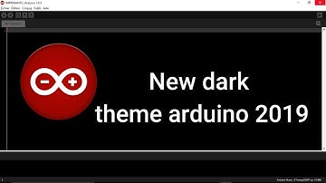 New Dark theme for arduino IDE