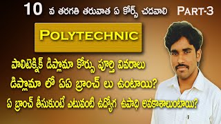 Polytechnic Diploma Course Full Details || Polytechnic Diploma Branches || Career with Polytechnic