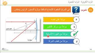 المرايا الكروية - المرايا المقعرة