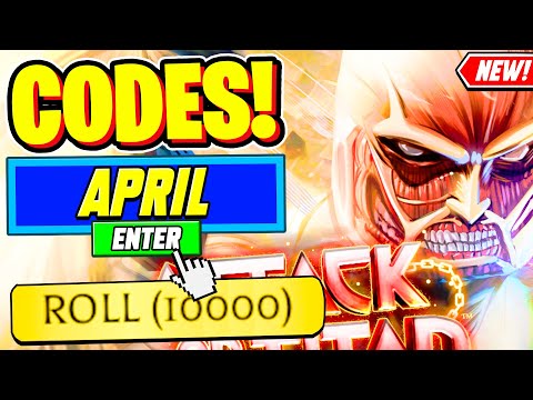 ⚠️New⚠️ ALL WORKING CODES For Attack On Titan Revolution