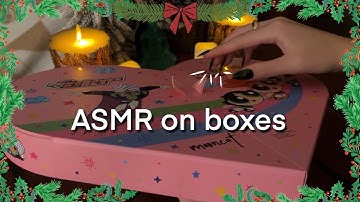 {25 Days Of ASMR} Day 9: Tapping & Scratching on Boxes! No talking 