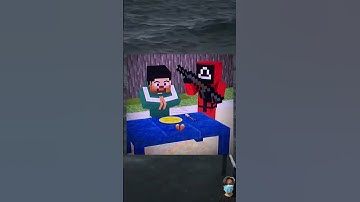 Herobrine play squid game candy  #minecraft #shorts