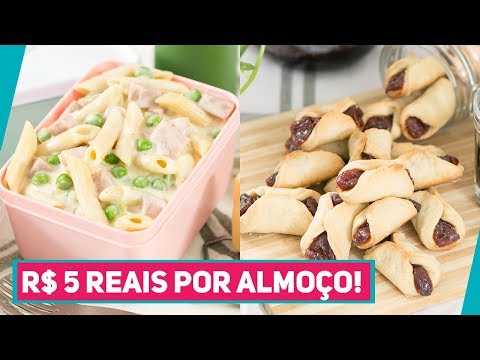 Só 5 REAIS POR REFEIÇÃO: Macarrão Parisiense que pode congelar + Goiabinha - Receitas de Minuto 405