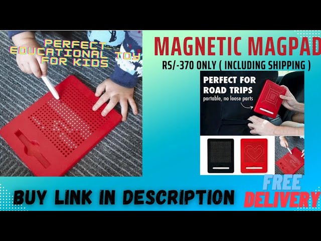 Learn magnetic/magpad writing board, Magnetic board, Magpad