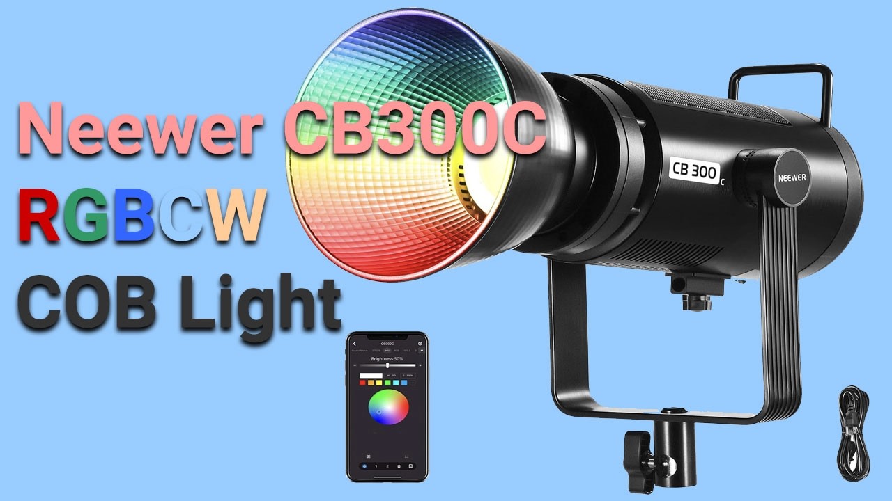 Neewer CB300C: Versatile RGB Floodlight - YouTube