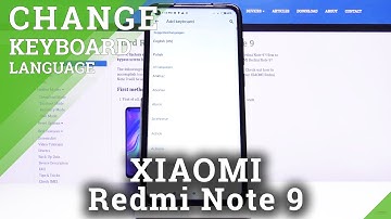 How to Change Keyboard Language in Xiaomi Redmi Note 9 – Add Language to Keyboard