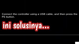 connect the controller using a USB cable.and then press the PS button