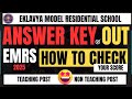 EMRS 2025 Official Answer Key Out – Check Teaching & Non-Teaching Answer Key PDF