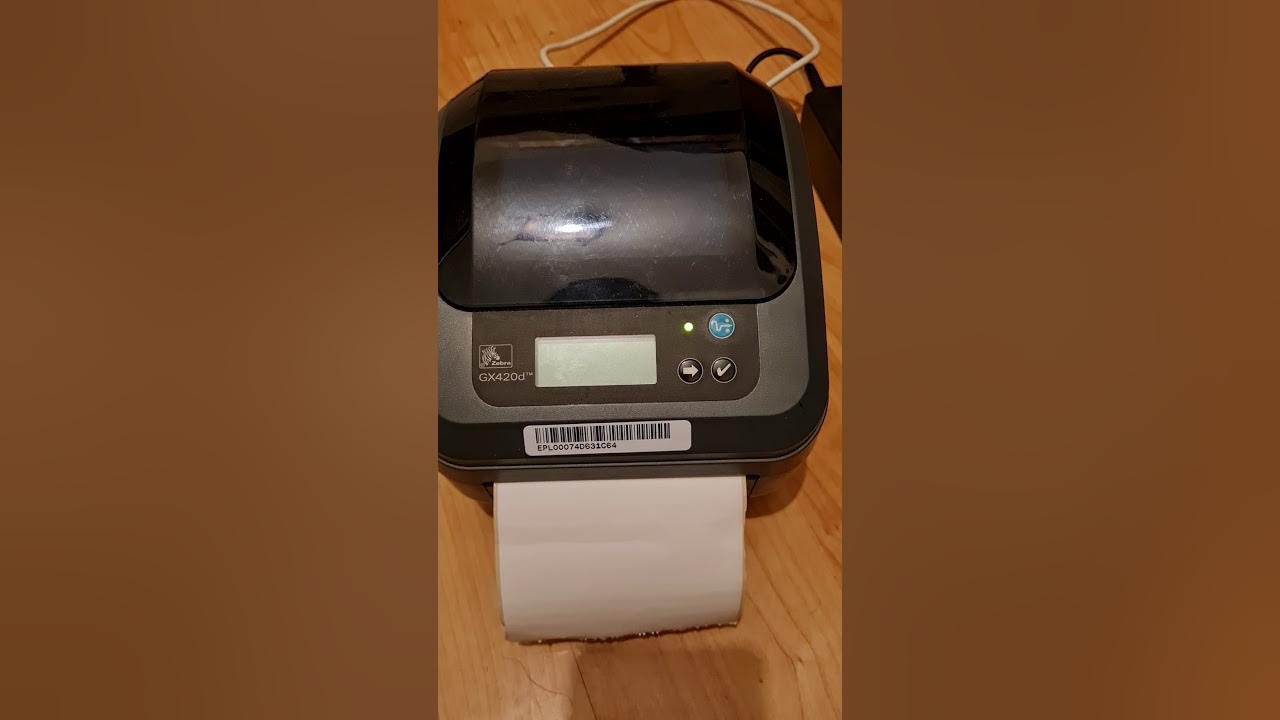 Zebra GX420dD Thermal Printer Red Light Flashing Issue , Not Printing