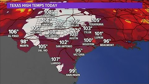 Houston forecast: Triple-digit heat remains across Texas