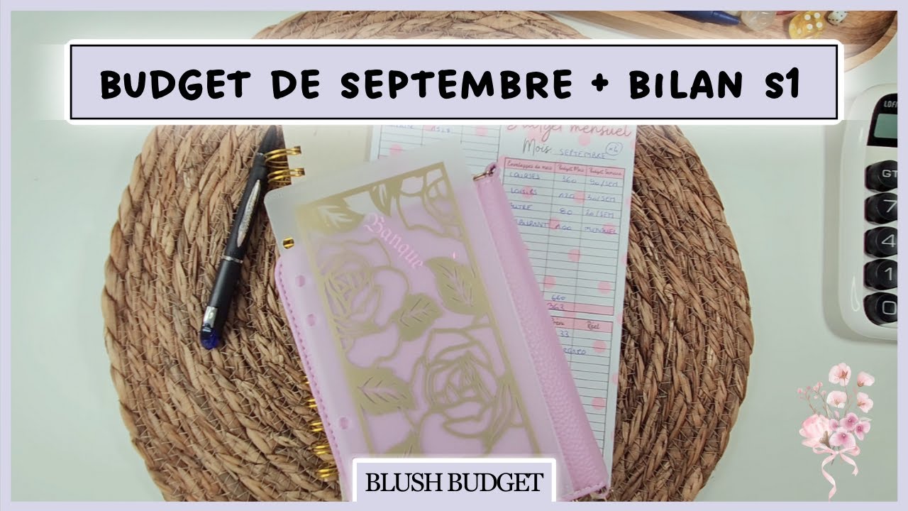 Système des enveloppes : budget de Septembre + BILAN de la semaine | Blush Budget