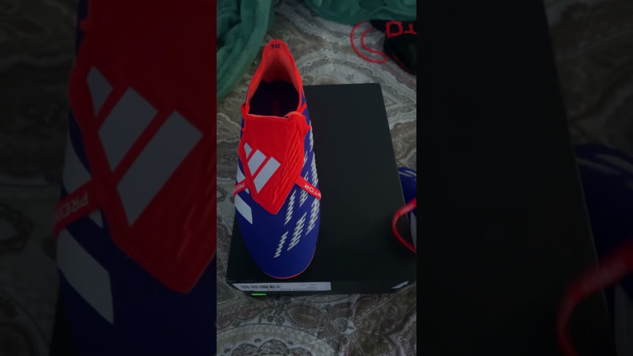 Adidas predator elite FT sg blue/white/solar red, so comfortable 