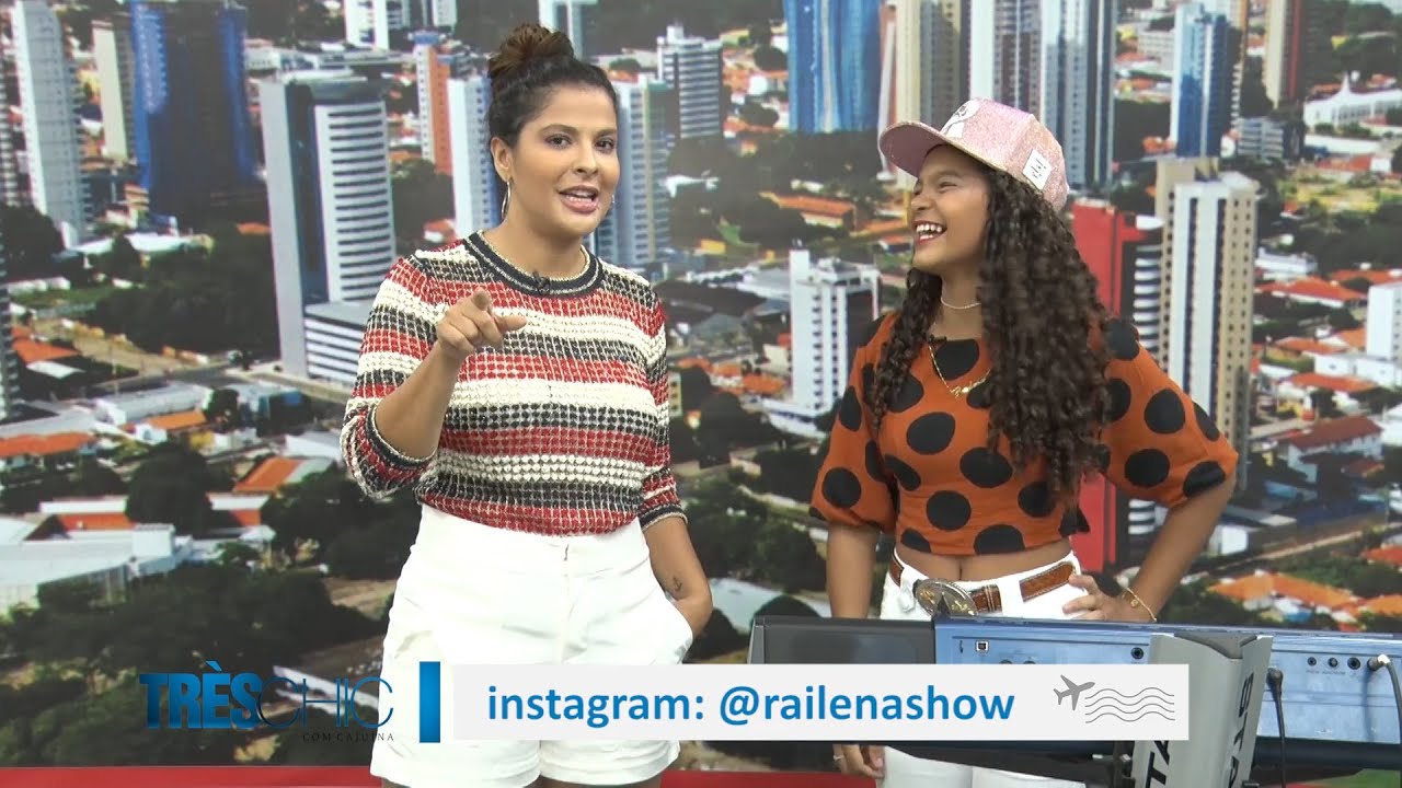 Très Chic exibe talento de Railena Show, cantora com mais de 500 mil seguidores 12 02 2022