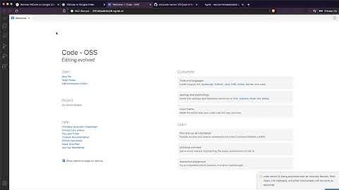 Running Remote VSCode (Visual Studio Code Server) on Google Colab Browser
