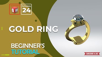 GOLD RING design in Solidworks?SOLIDWORKS TUTORIAL# 24