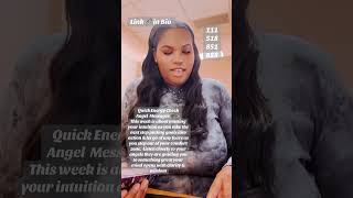 Quick Angel 👼🏾 Messages this week! #tarot #tarotreading #angelmessages #intuition #fyp #viral