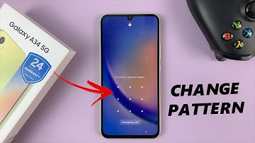 How To Change Lock Screen Pattern On Samsung Galaxy A34 5G