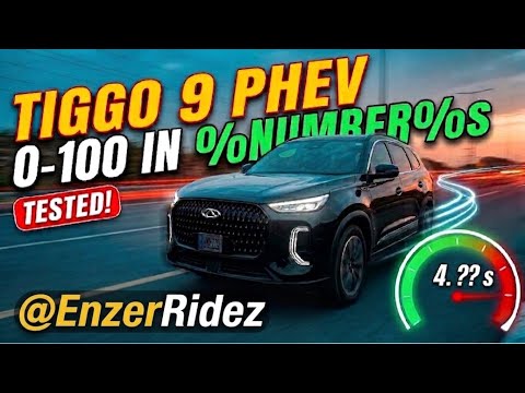 Chery Tiggo 9 PHEV 0-100 | Real World Test!