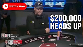 Phil Hellmuth vs. JungleMan Cates $200,000 Heads Up Battle screenshot 2