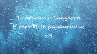 Video thumbnail of "Maisey Rika - Tangaroa Whakamautai (Lyrics)"