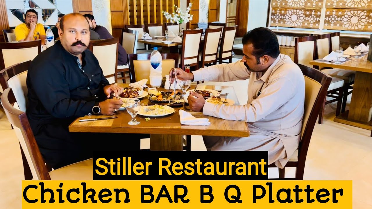 Stiller Restaurant Lunch Chicken Bar B Q Platter New Vlog Ali Saeed