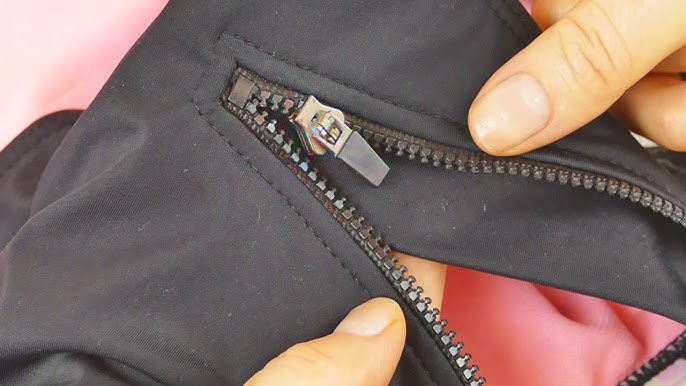 Zipper Slider/Pull Replacement - Repair a zipper without replacing it 