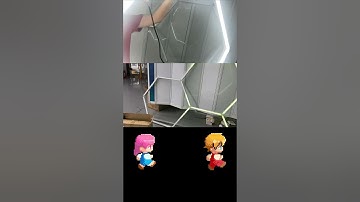 Hexagon Light Production Line | Hexagon Light Aging Texting  #led #rgb