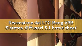 Recensione del LTC Beng V9B Sistema diffusori 5.1 home theatre Hi-Fi (1240 Watt max, 5 altoparlanti,