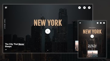 Responsive Landing Page | Video Header Design HTML/CSS