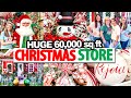 🎄SURPRISES EVERYWHERE! Going inside the LARGEST Christmas Store! Christmas 2024