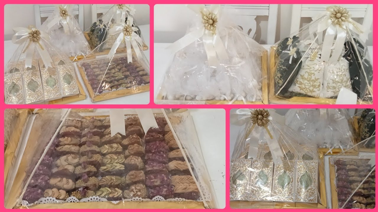 وجدي سليلات الخطوبة في البيت بأقل تكلفة راقين👍تمر بريستيج سهل واقتصادي💥تحضيرات خطوبة اخ زوجي