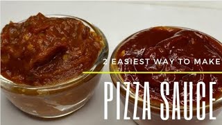 Pizza sauce recipe in hindi| 2ways to make pizza sauce recipe|Ojas kitchen #pizzasaucerecipe #pizza