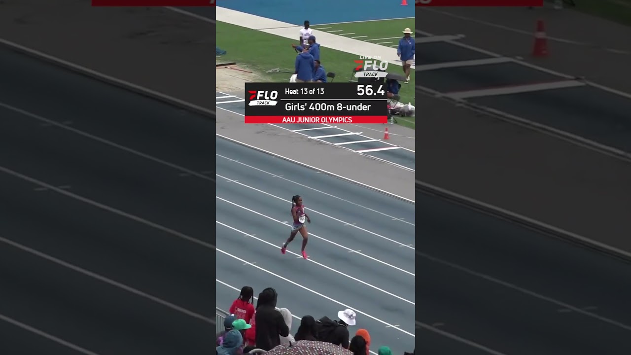Emeri Cotton just ran a 65.43 400m at 8 YEARS OLD.