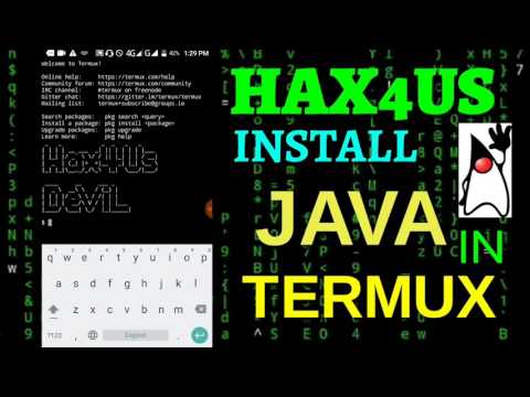 INSTALL JAVA IN TERMUX (REQUIRED ROOTED PHONE)