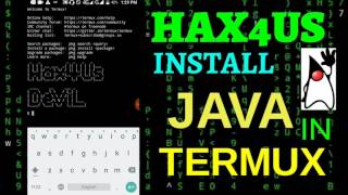 INSTALL JAVA IN TERMUX (REQUIRED ROOTED PHONE)
