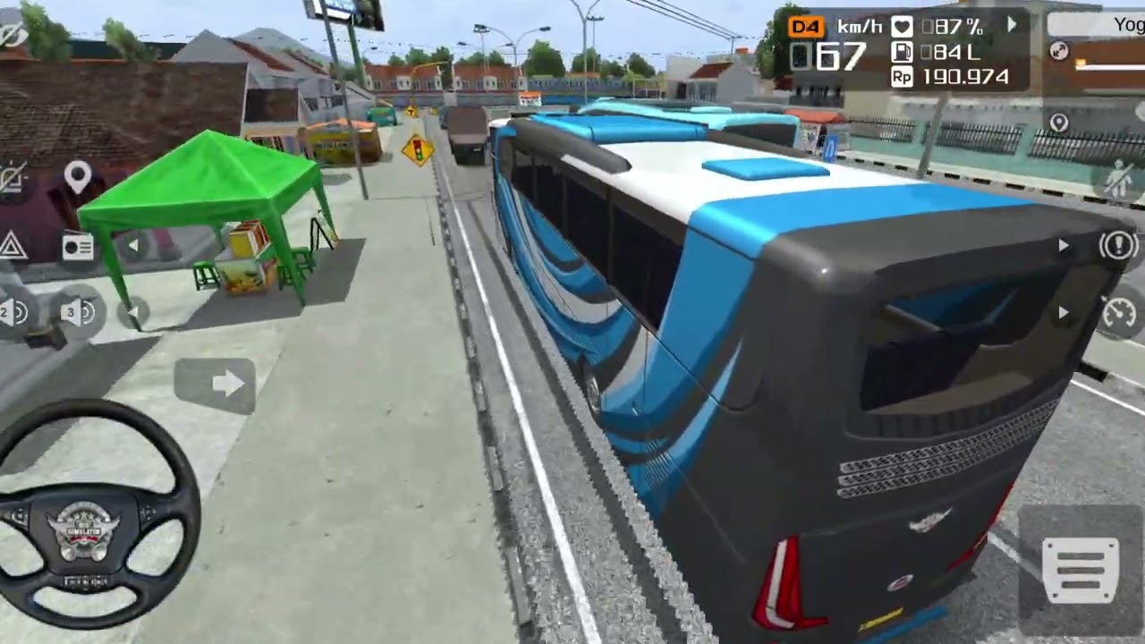 Indonesia Coach bus driving | Euro bus simulator 2025 Android gameplay #game 1 Part 1015