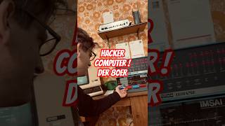 Hacker Computer der 80er #vintagecomputer #retrogaming #techretro #commodore #retrogameroom