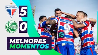 Thumbnail for MELHORES MOMENTOS | Fortaleza 5x0 Juventude | Leão goleia e sobe na tabela