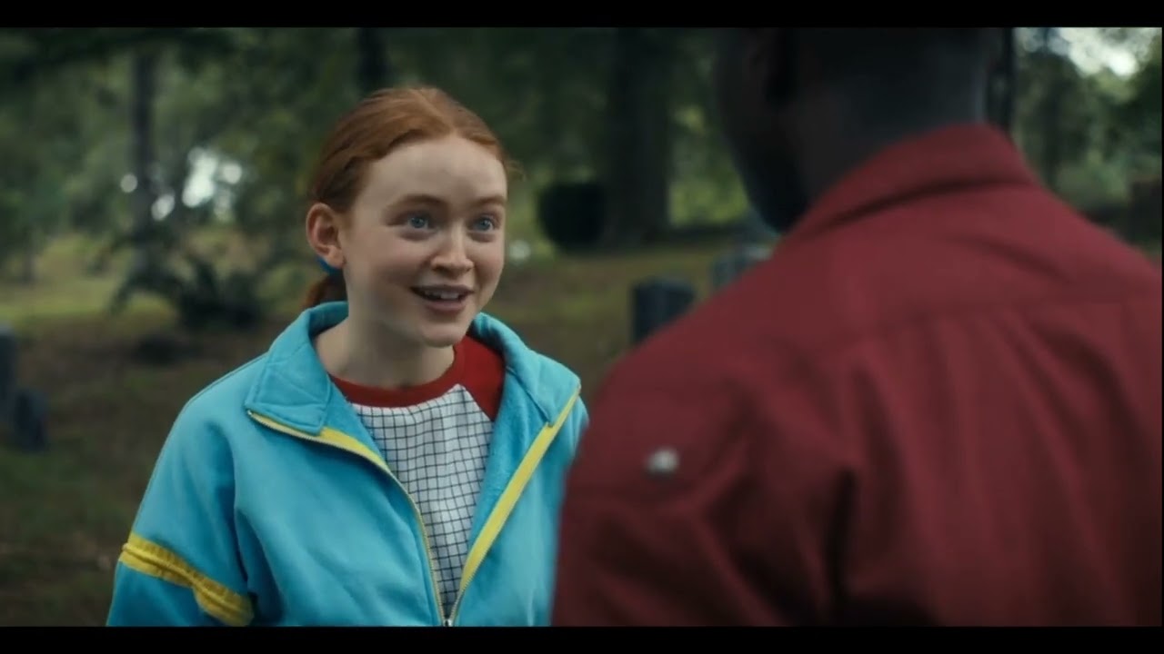 Max And Lucas graveyard 🪦 Stranger Things Season 4 Episode Dear Billy