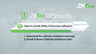 How to install ZKBio CVSecurity software? | ZKTeco Europe screenshot 5