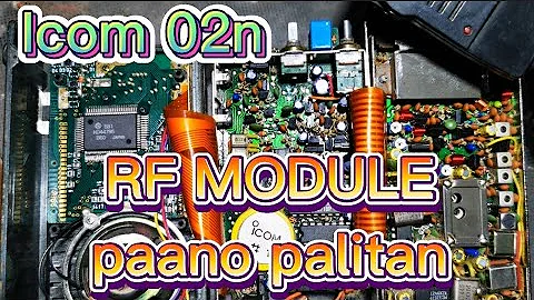 ICOM IC-02N/O2E-A/02AT. Rf module. REPLACEMENT