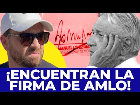AMLO CAUGHT! His signature found on millionaire contract given to Andy’s friend Amílcar