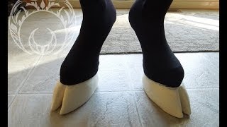 Heeless Shoe Faun Hooves Walking Reel