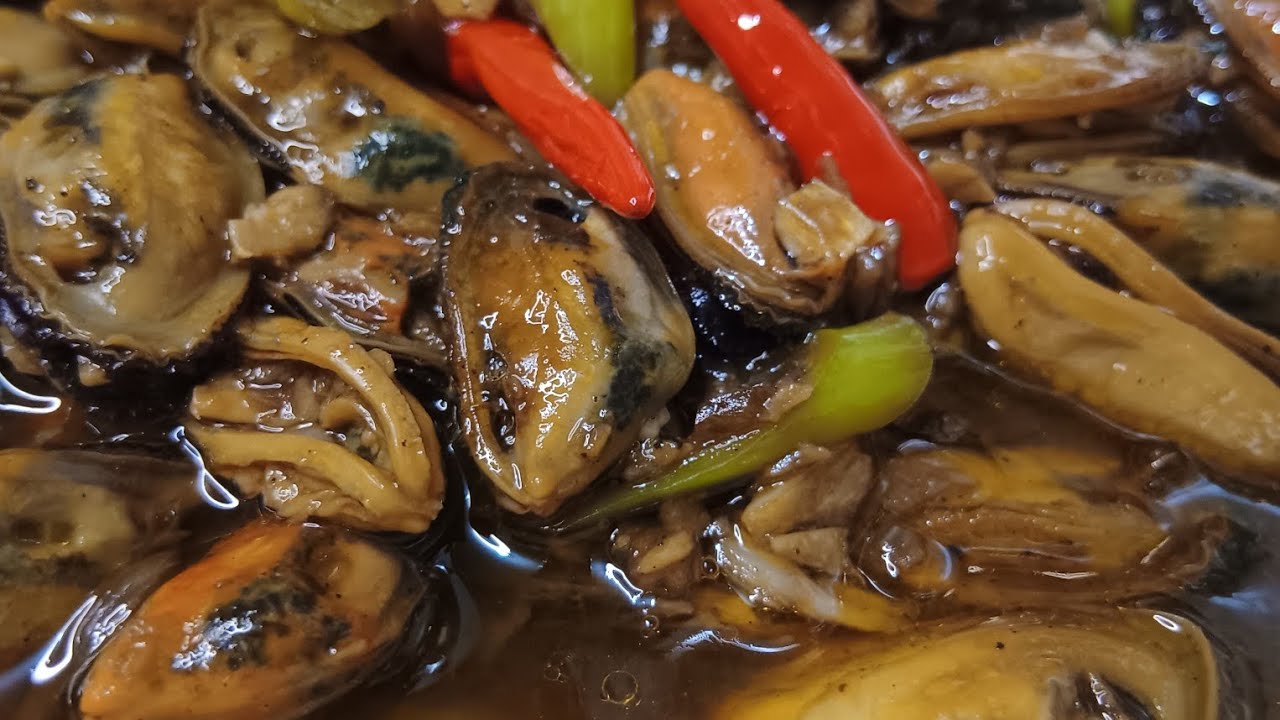 Garlic tahong sauce pa lang pwede na